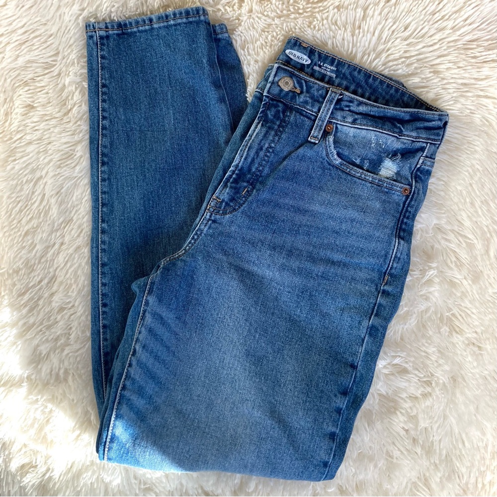 Old Navy O.G. Straight High Rise size 10 tall